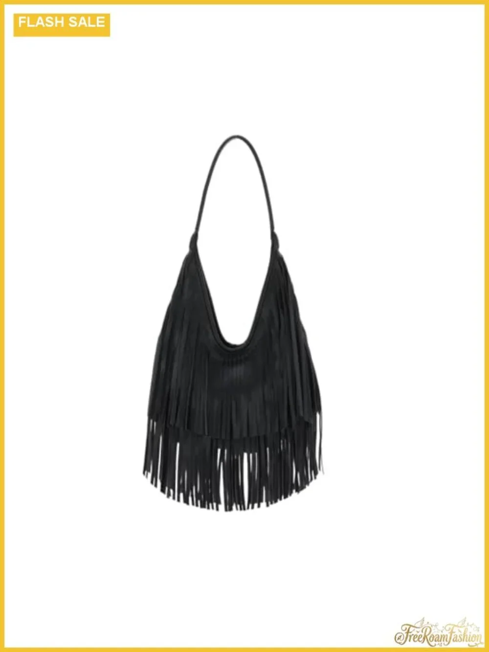 Vintage Fringe Hobo Purse for Women PU Leather Tassel Shoulder Bag Western